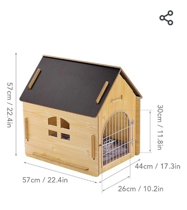 Wooden Pet House - photo 2