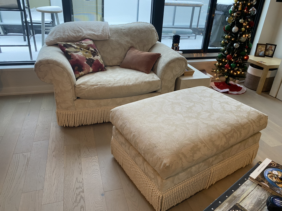 Oversized Chair and a Half with Ottoman