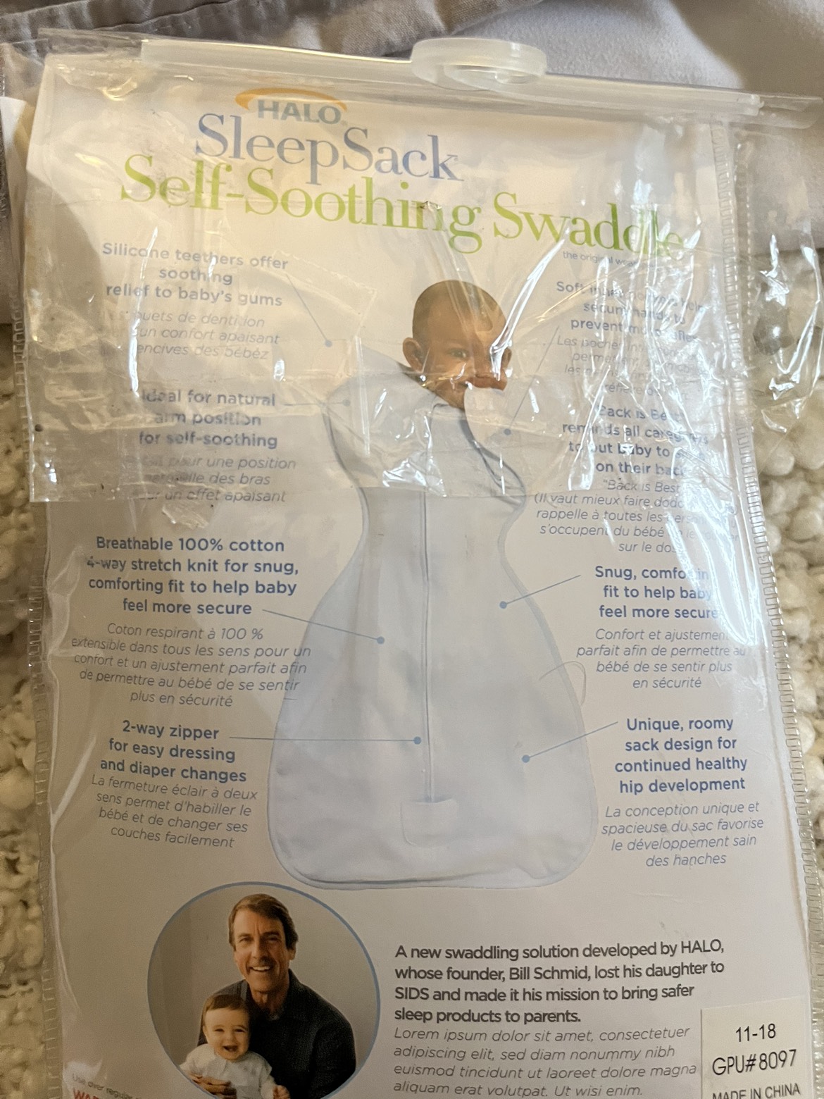 Halo - Brand New Infant newborn sleep sac - photo 2