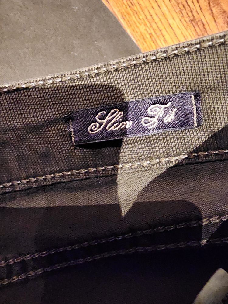 Dark green Slim fit "jeans" from Zara image indicator(5)