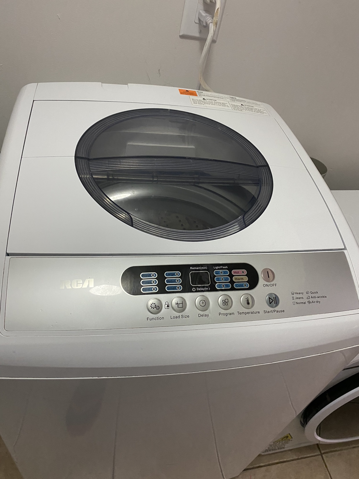 Portable washing machine