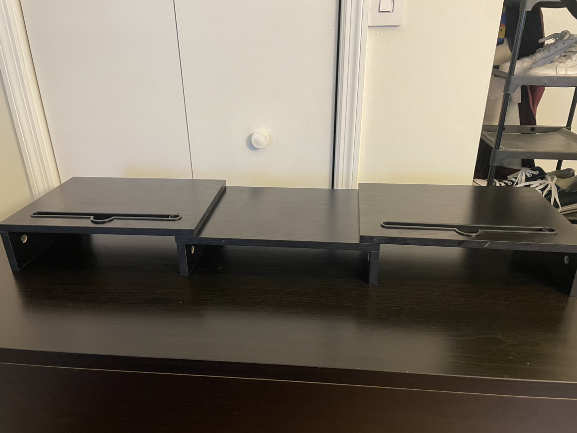 Dual monitor stand
