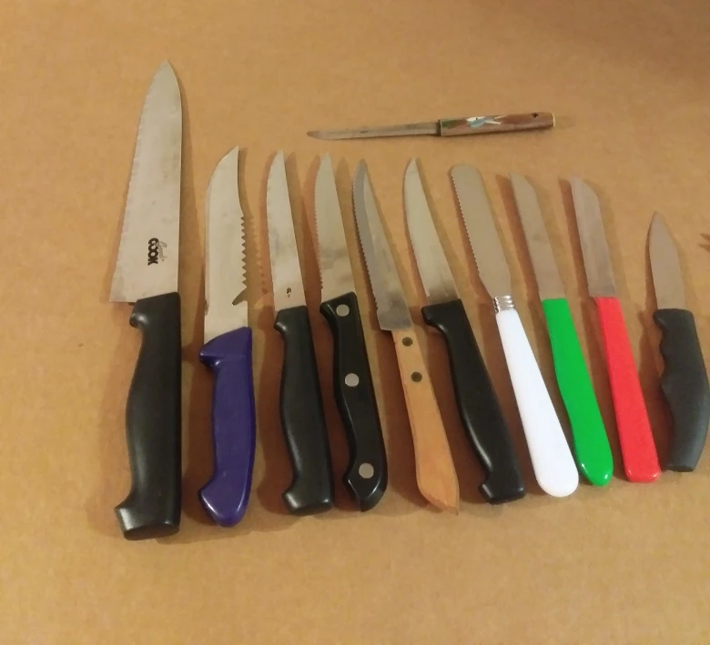 Stainless Steel Kitchen Knives ($2 - $5 each) image indicator(3)