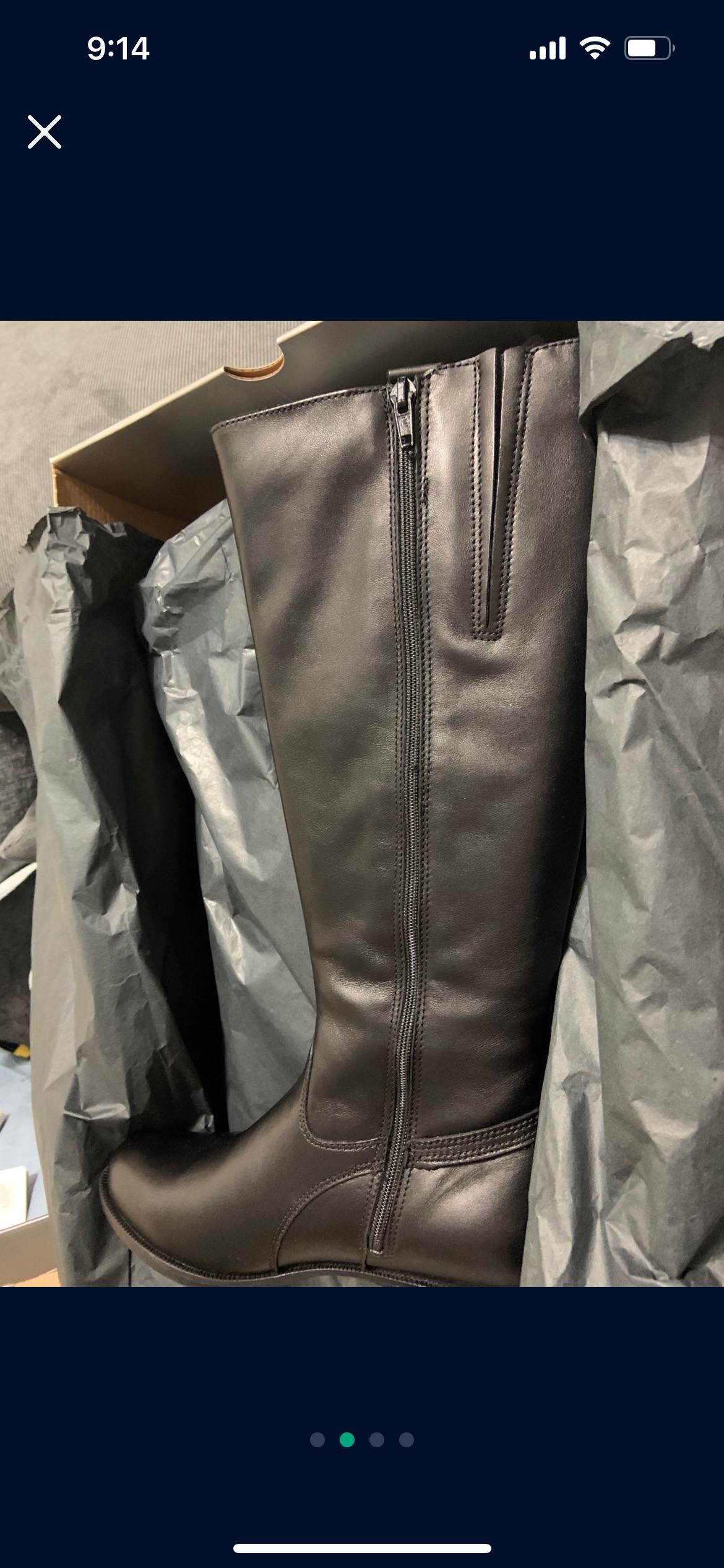 Brand new C La Candaienne Montreal Leather Boots image indicator(5)