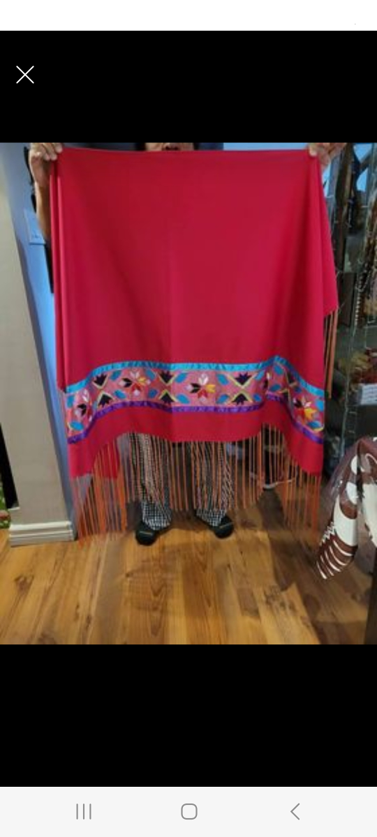 Metis style shawl thumbnail
