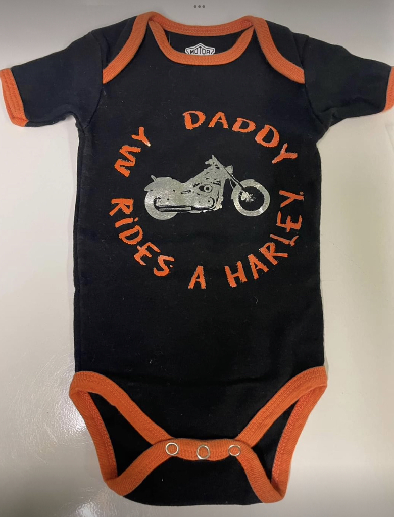 Harley Davidson onesie