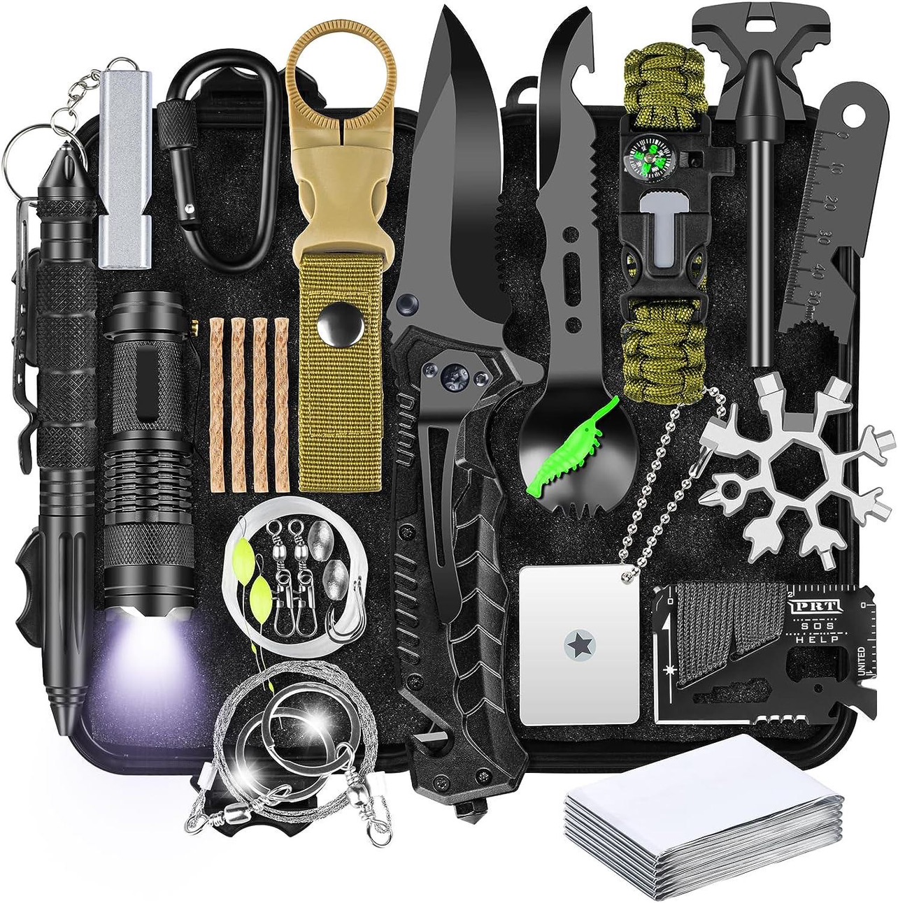 Brand new 28 in 1 survival kit for camping/hiking/hunting.. - photo 2