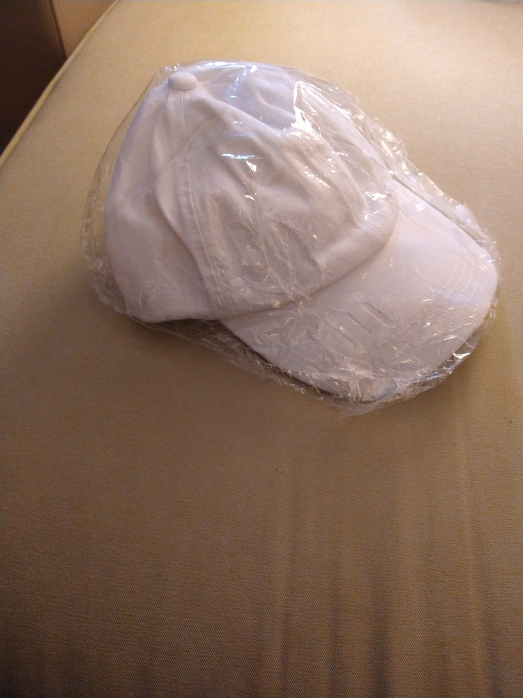Ladies Distressed White Baseball Hat - photo 2