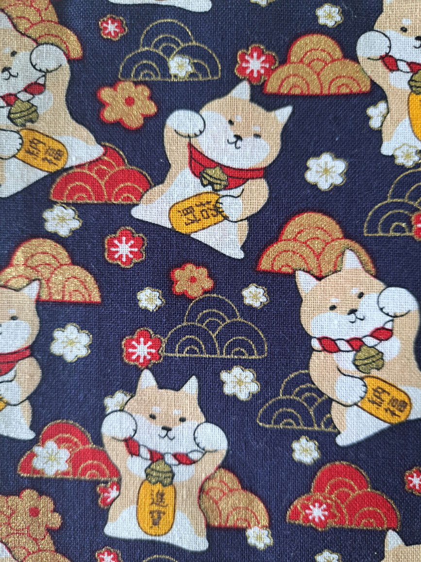 shiba cotton fabric with gold details image indicator(2)