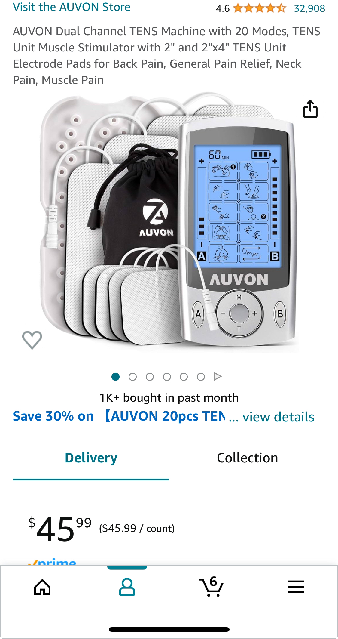 Auvon Tens Massager Machine - photo 3