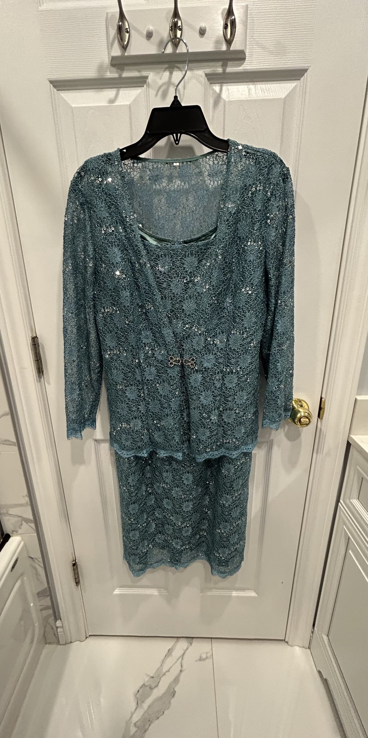 Teal Sequence Dress thumbnail