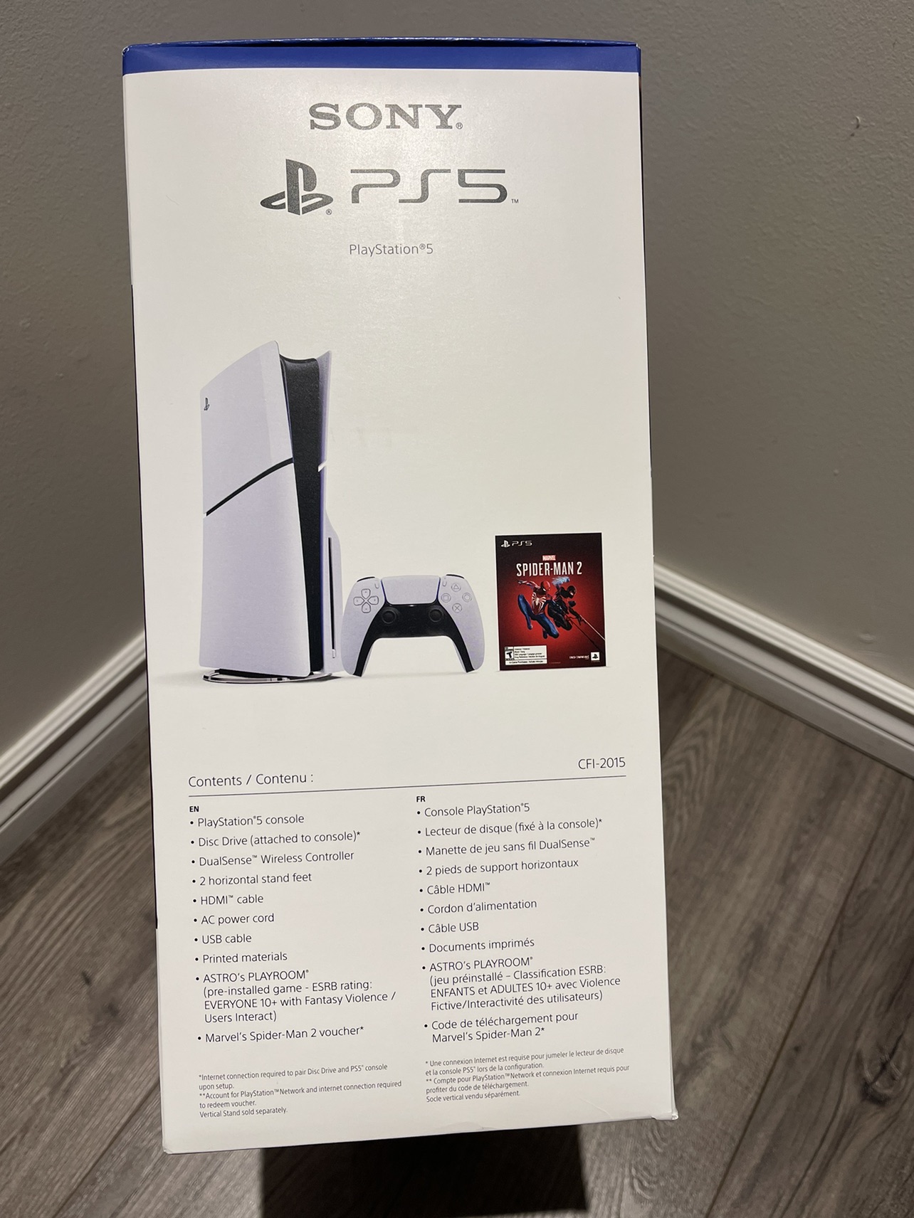 PS5 CONSOLE DISC SLIM VERSION WITH SPIDER-MAN BUNDLE - photo 4