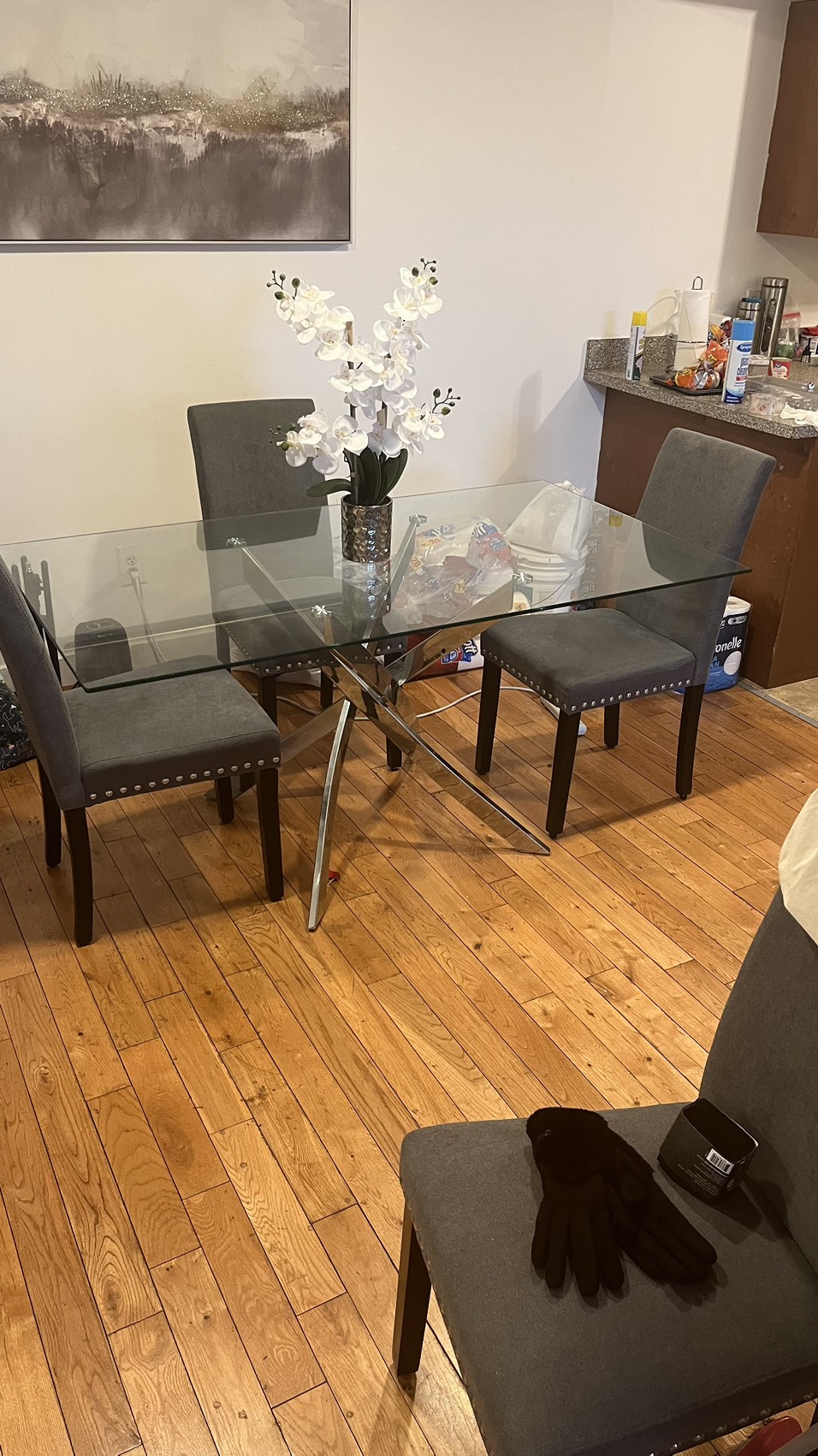 Table and chairs