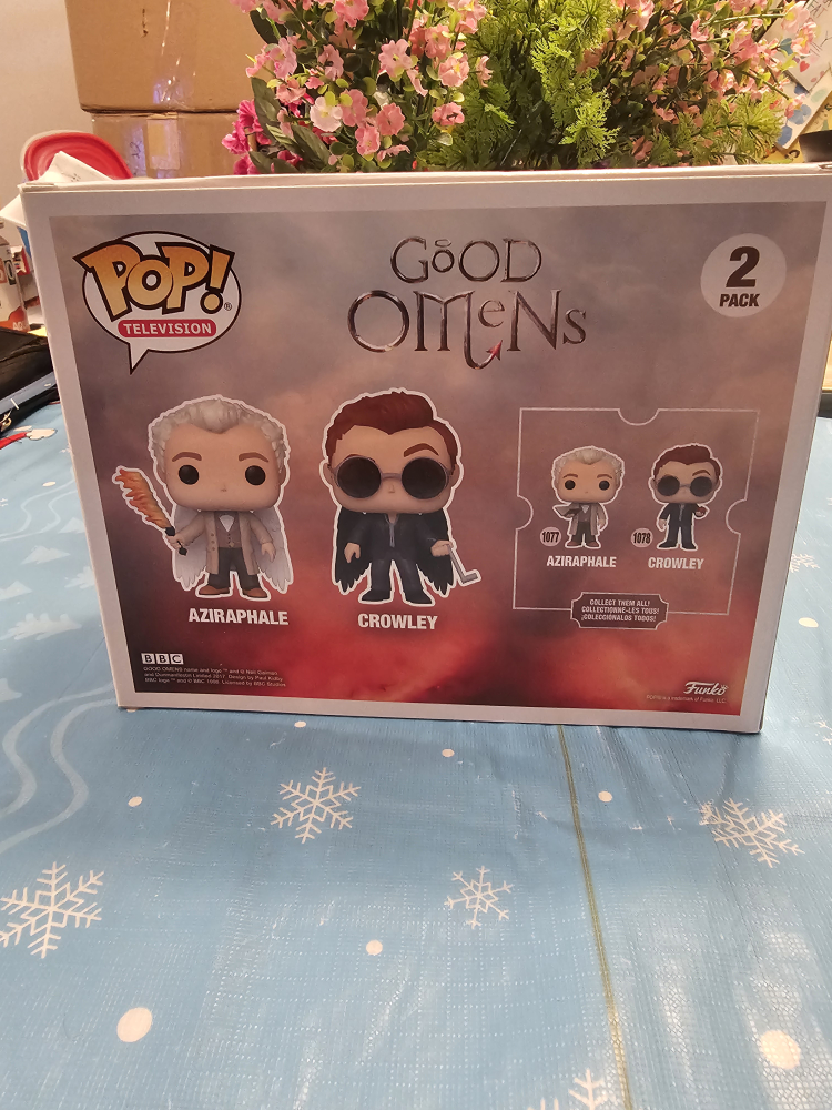 aziraphale & crowley 2 pack funko pop - photo 2