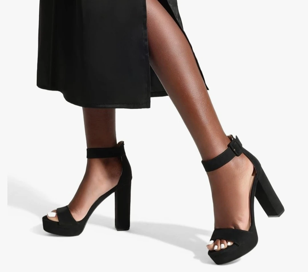 DREAM PAIRS Women's Hi-Lo High Heel Platform Pump Sandals - photo 5