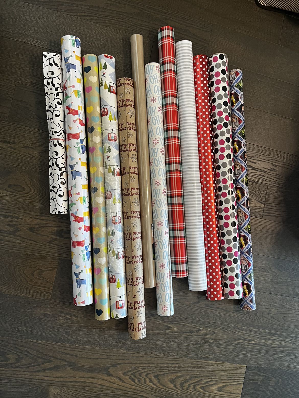Wrapping Paper, bows, gift bags - misc designs