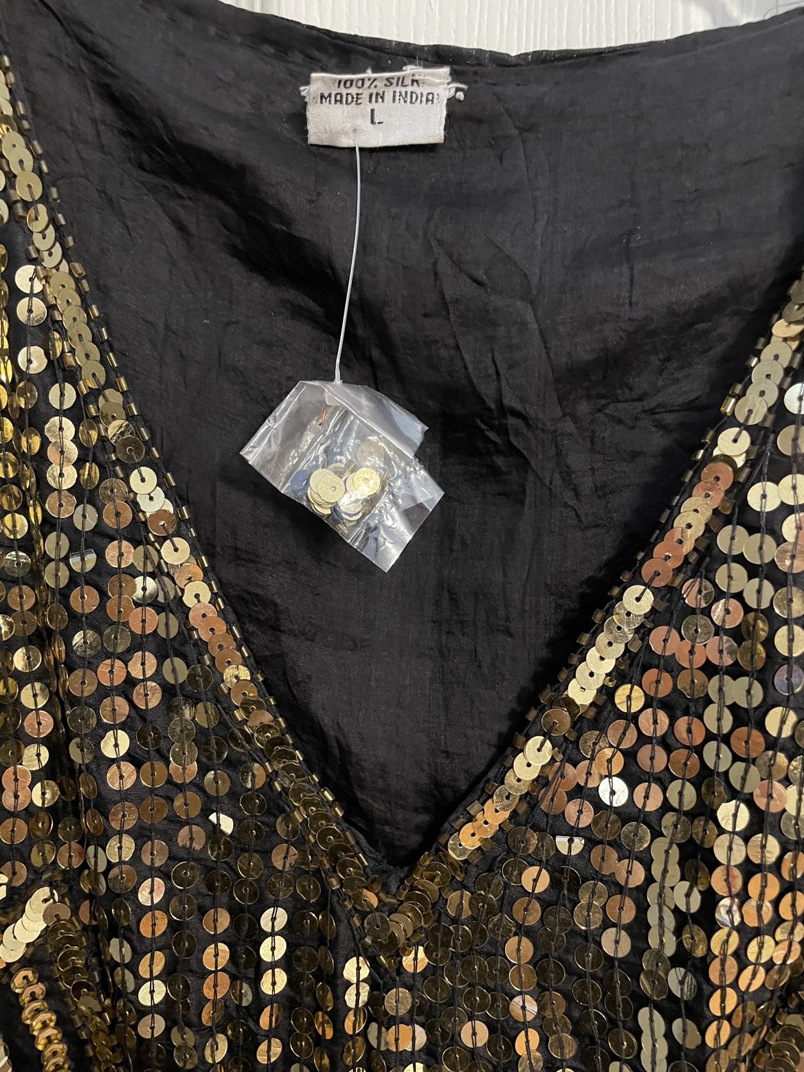 Occasion Dresses (2): gold sequins and silver sparkle image indicator(3)