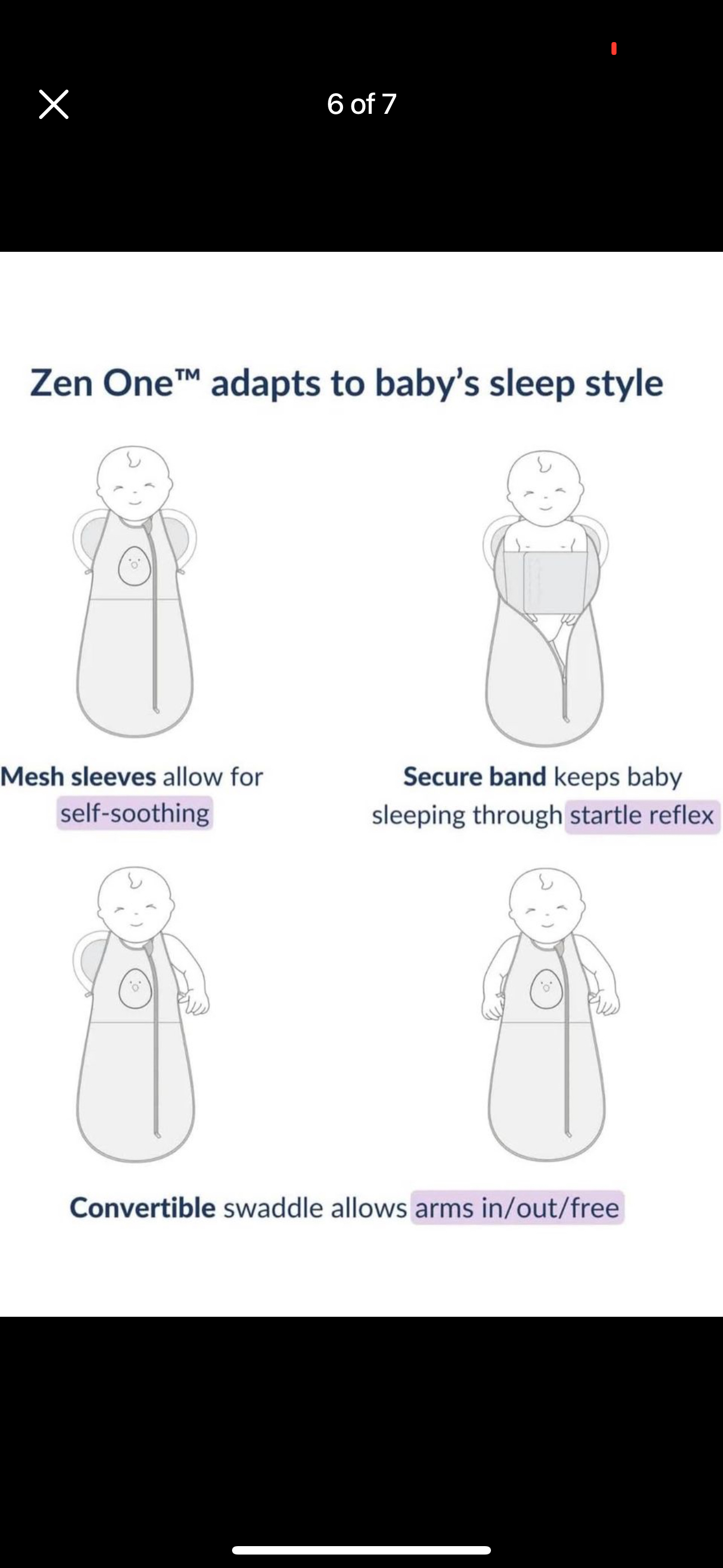 Nested Bean keep sack 0-3 months image indicator(7)