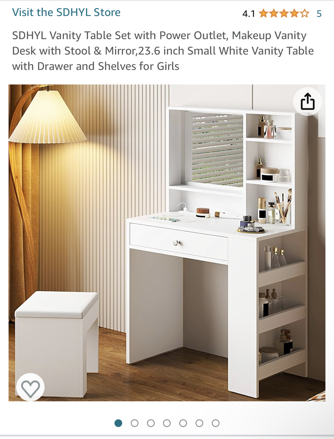 Amazon Vanity for Girls