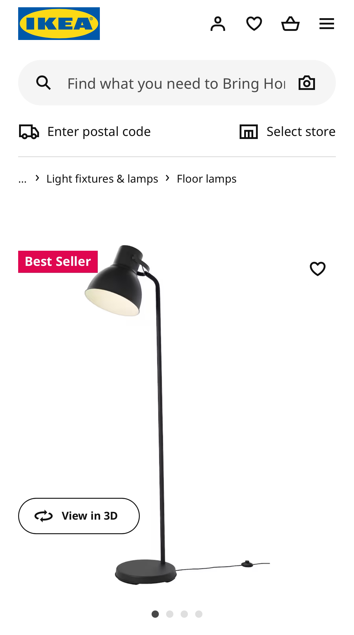Ikea floor lamp - photo 2