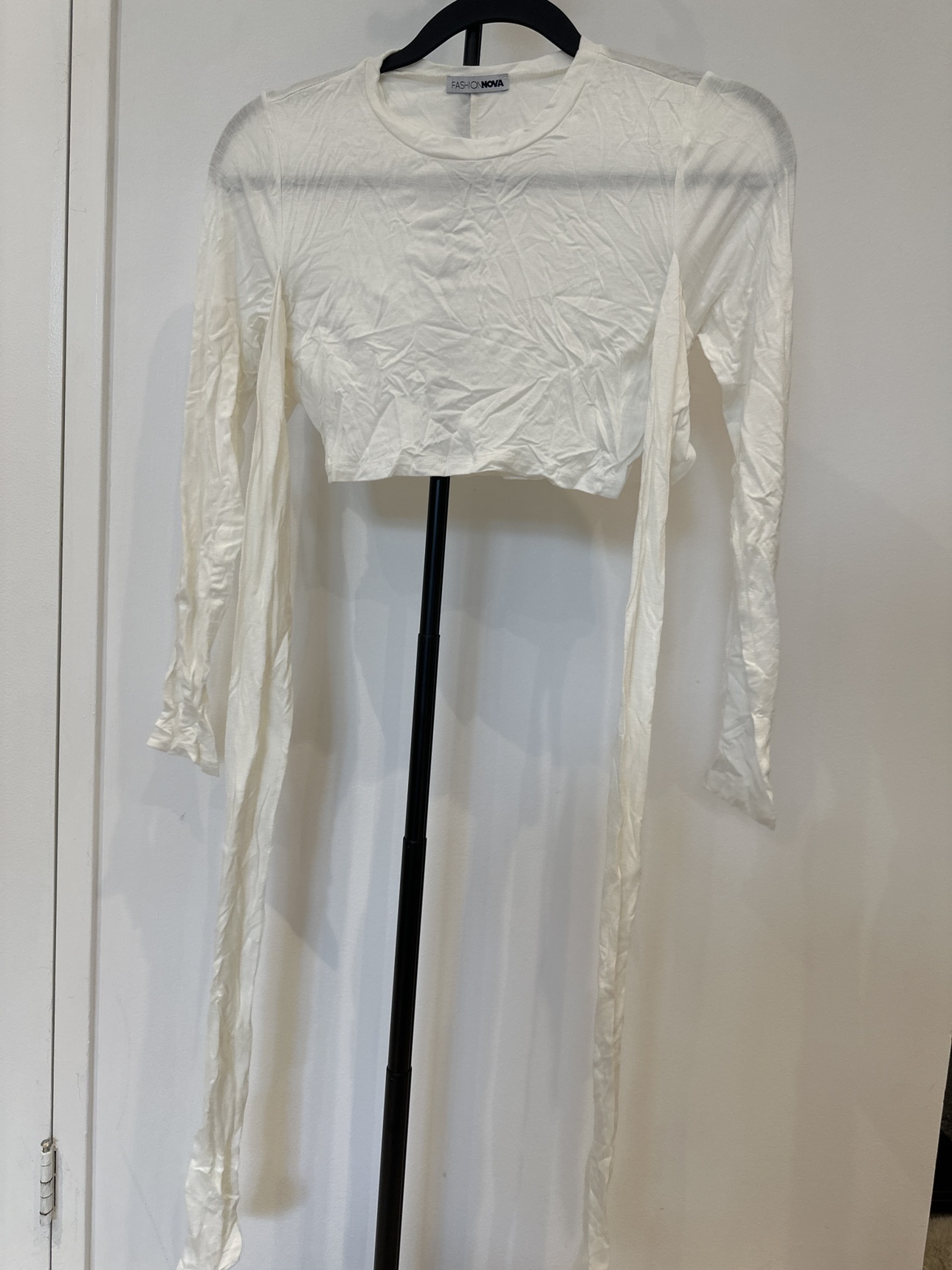 Crop top tie back (s)