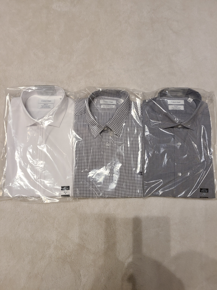 NEW* CK Slimfit DressShirts 3For$60