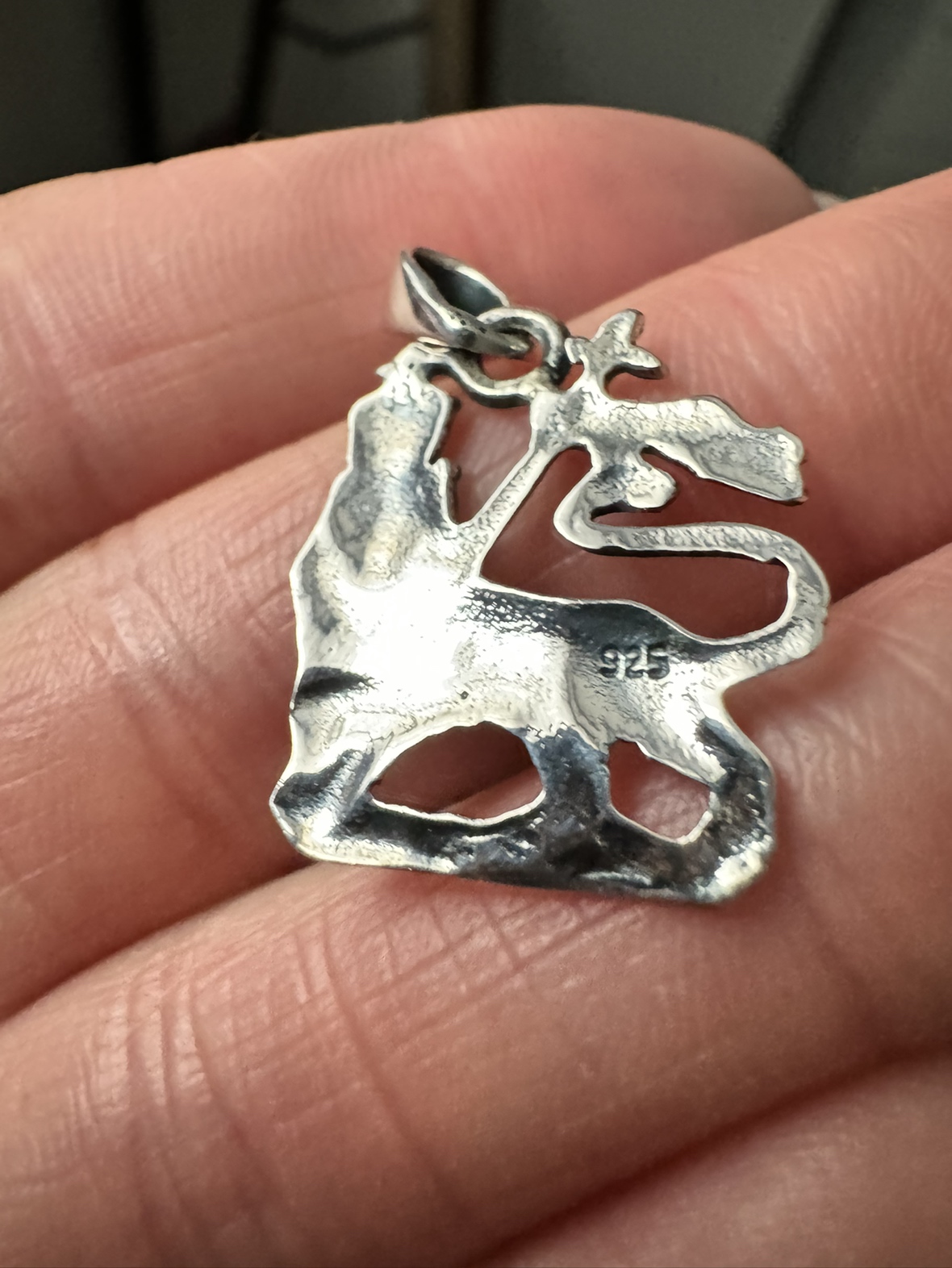 Silver 925 pendant Lion - photo 2