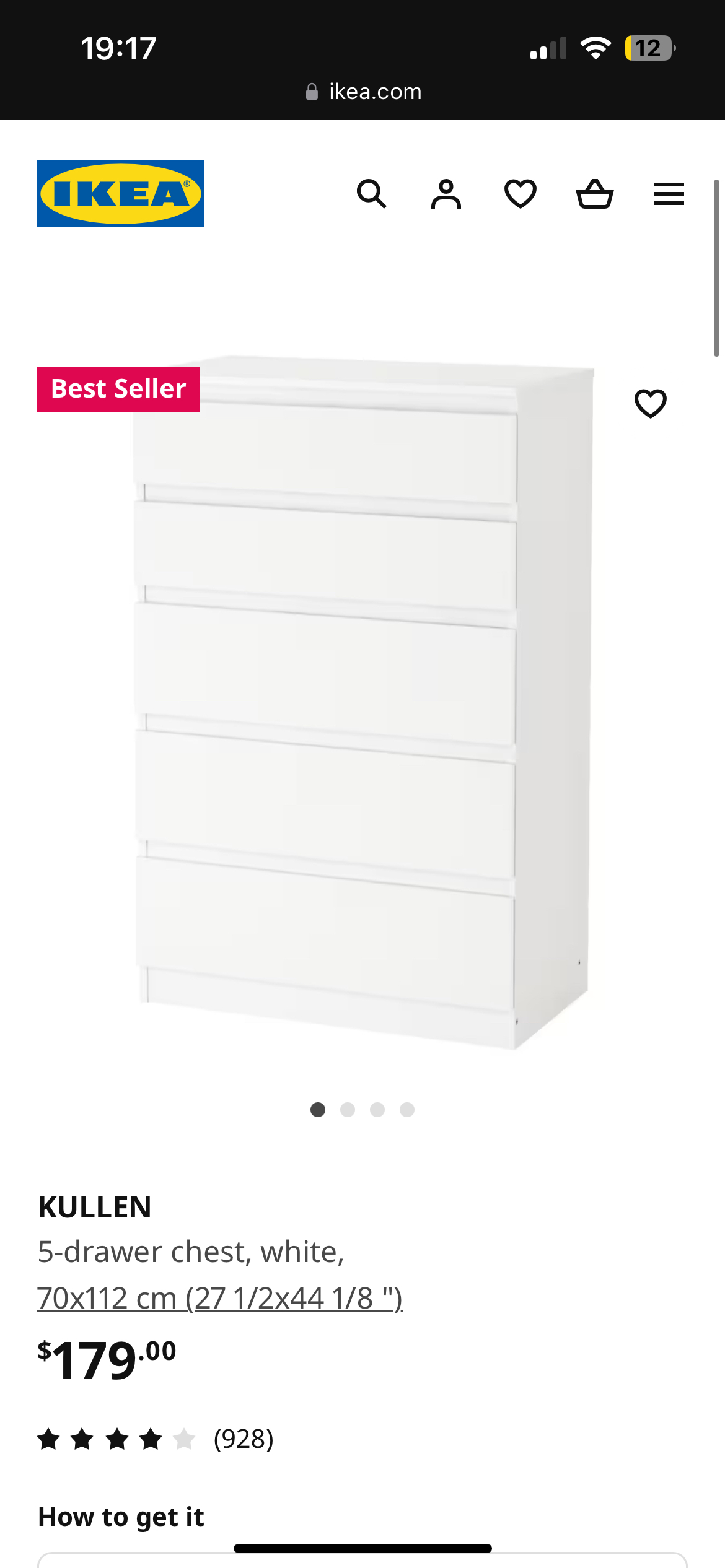 IKEA 5-drawer chest 10/10 (Retail $179 + taxes) - photo 4
