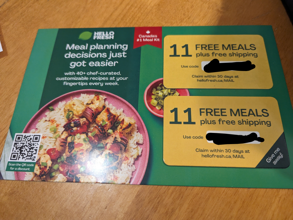 Various free coupons thumbnail