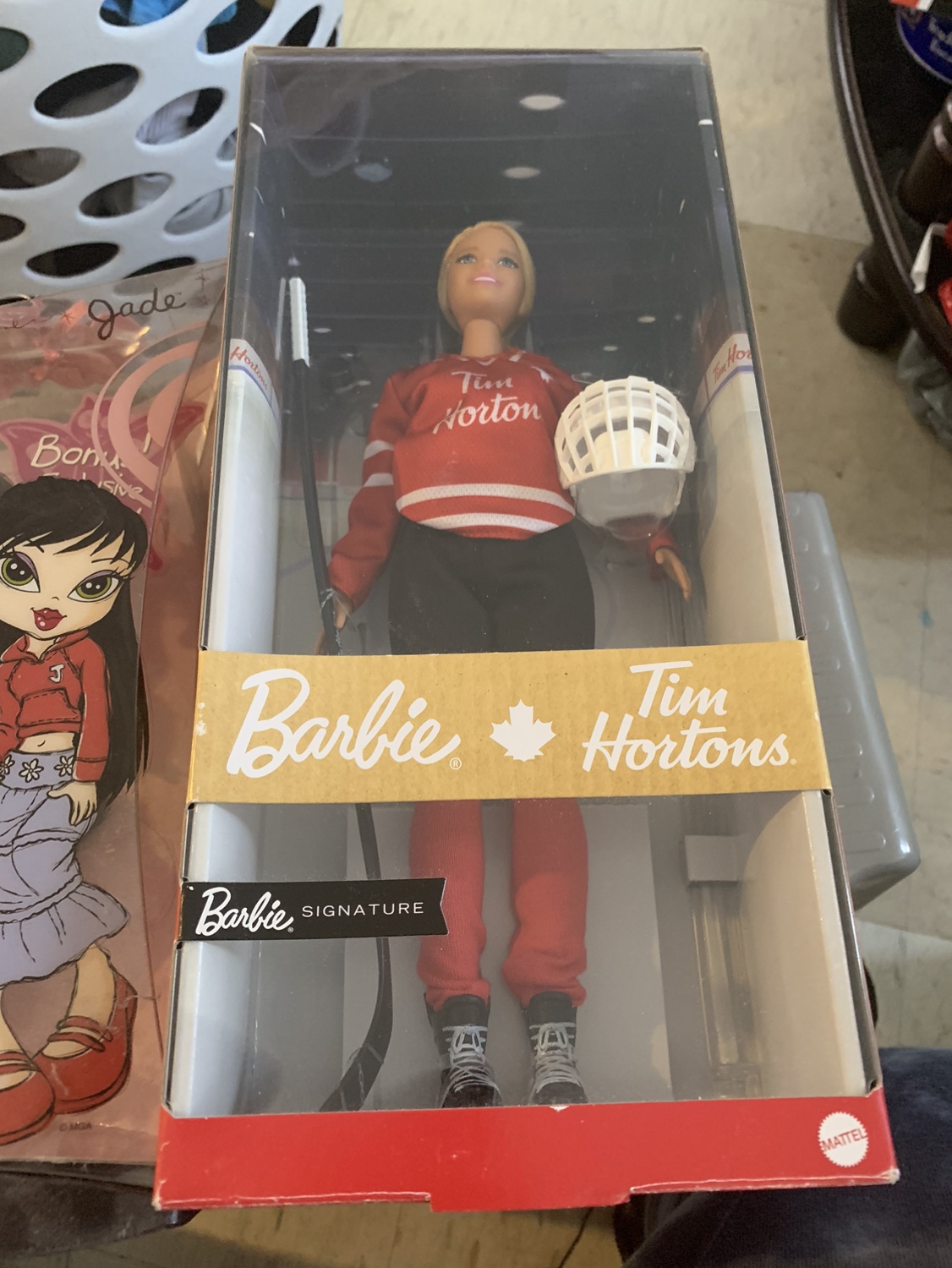 Dolls brat doll and a Tim hortons Barbie. image indicator(4)