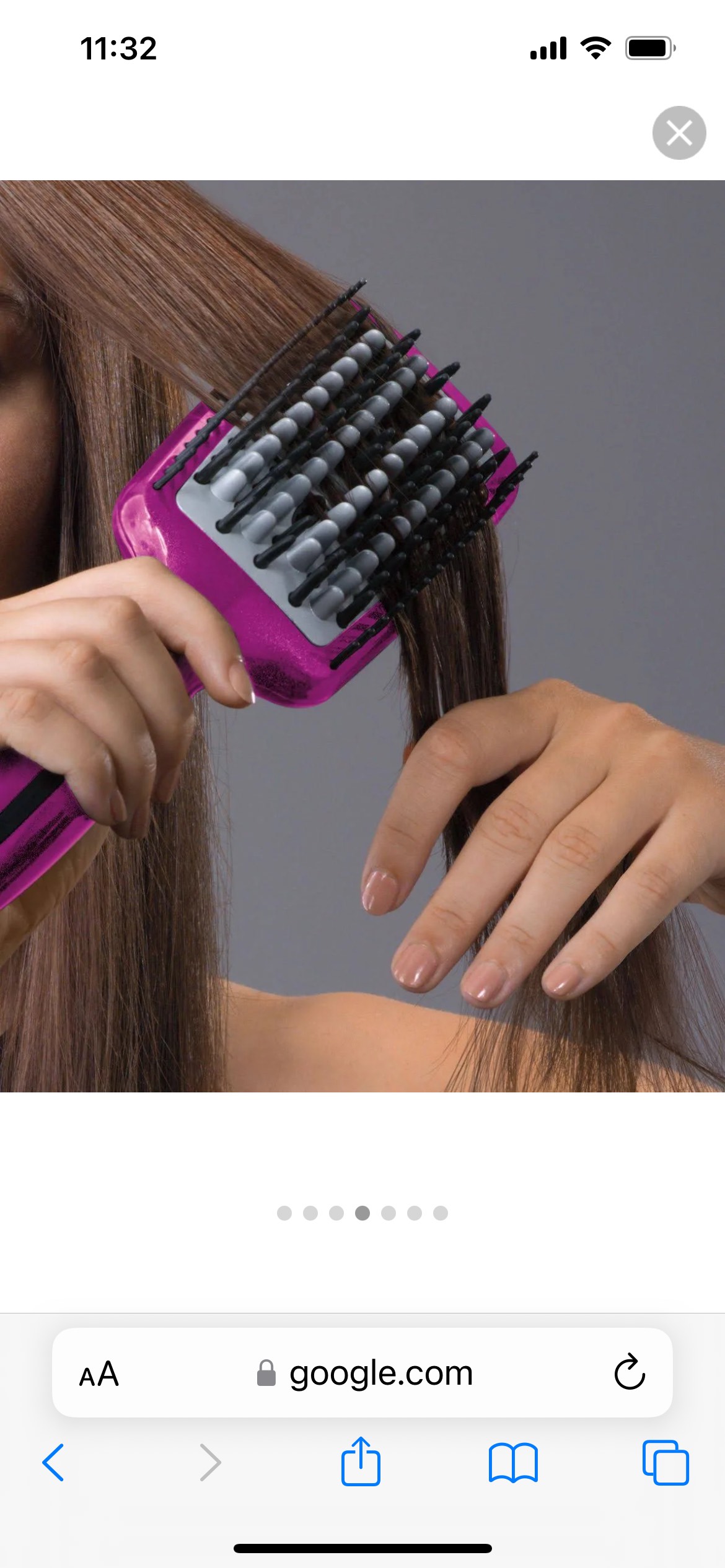 CONAIR Hot Ionic Straightening Brush image indicator(2)