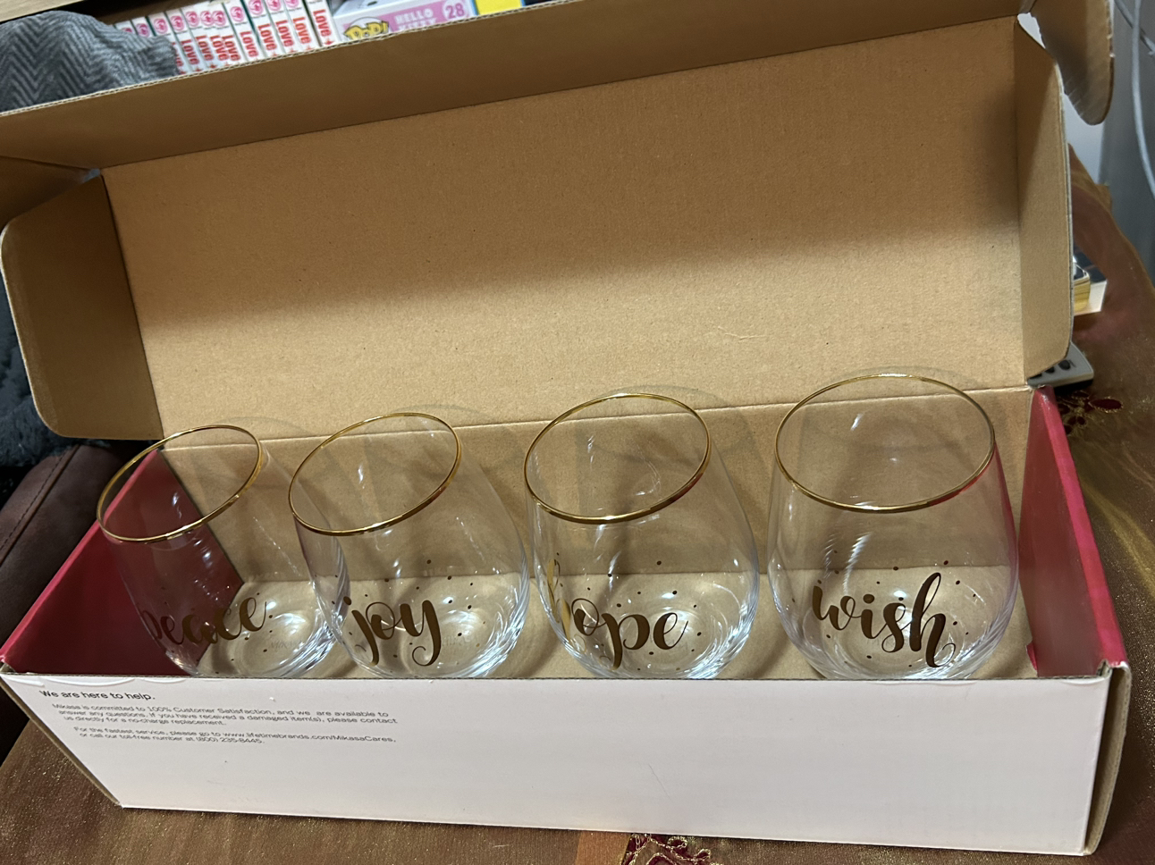 #freecycle Festive wine glasses - photo 2