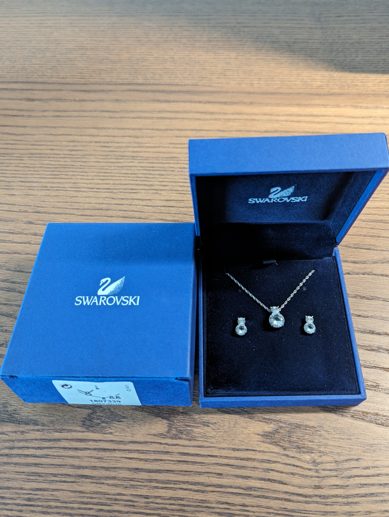 SWAROVSKI Pendant Necklace and Earring set thumbnail