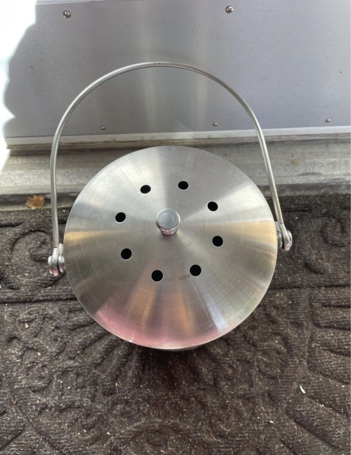 Stainless Steal Compost Bin or Mini Garbage Can - photo 4
