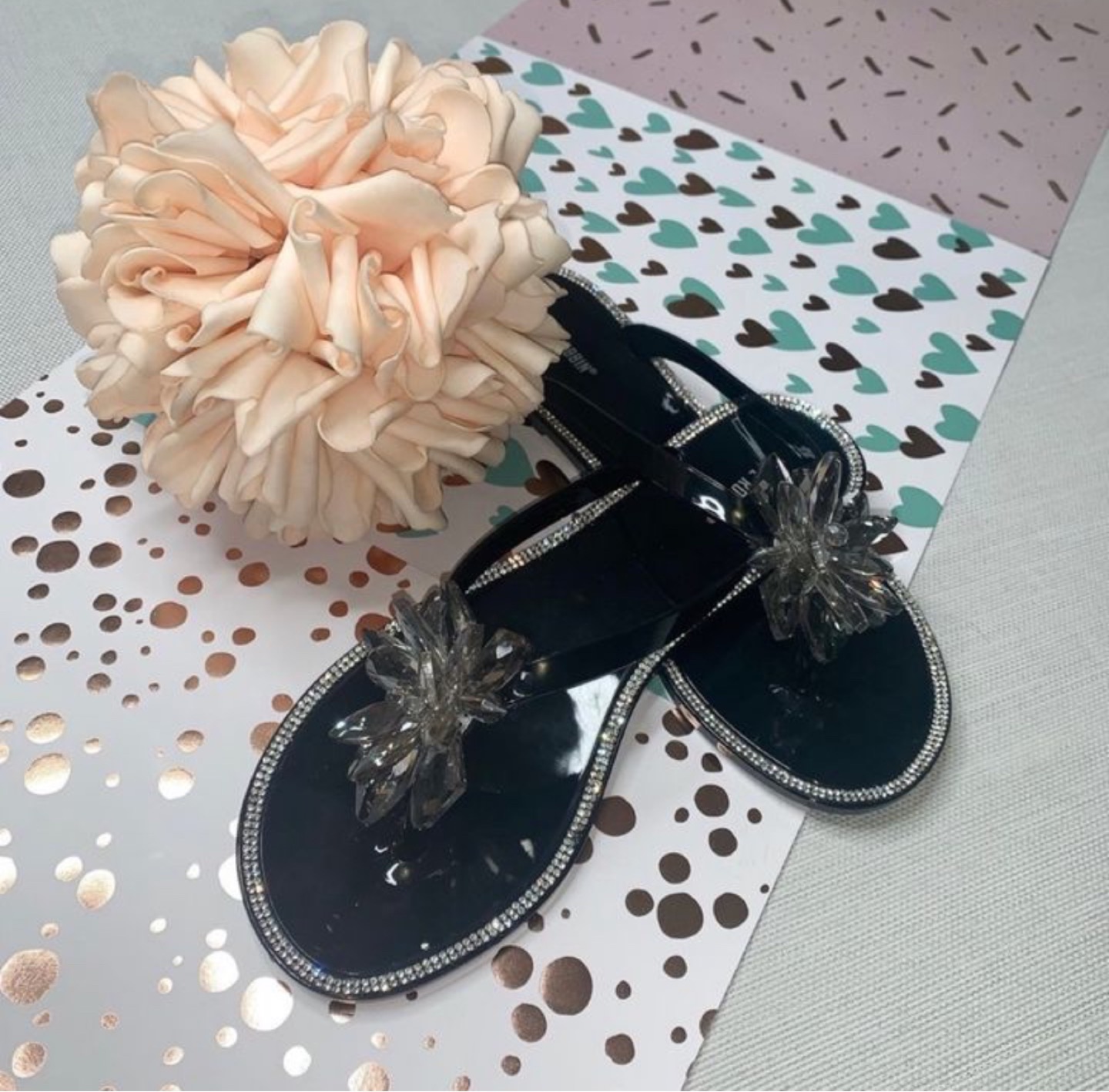 Fashion Nova’ Flower Bomb Sandals