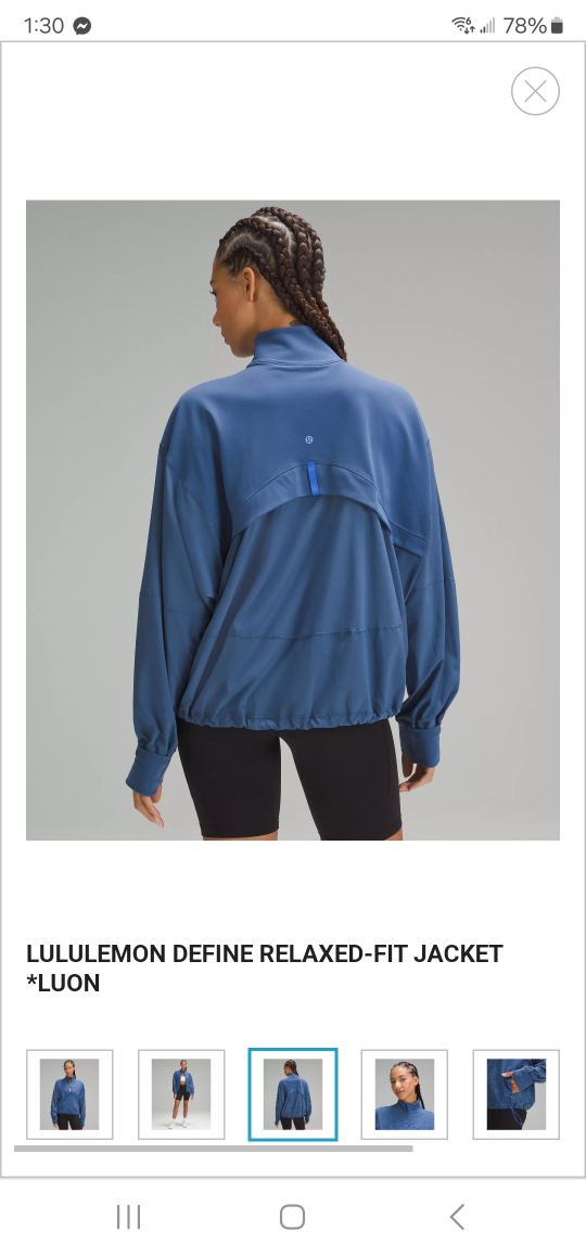 NWT Lululemon Size 8 Relex Fit Define Jacket - photo 2