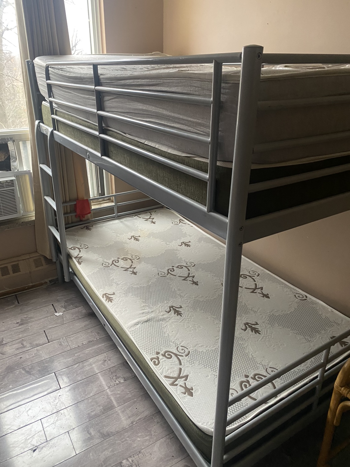 2 bunk beds for sale $200 need spaceIn room Quick sale