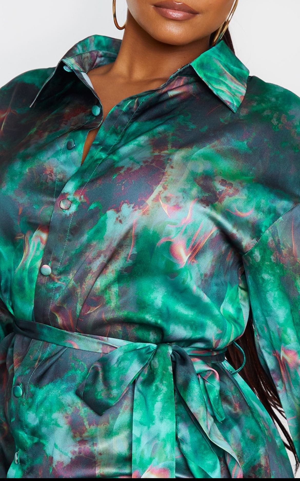 Summer Tie Dye Shirt Dress - photo 5