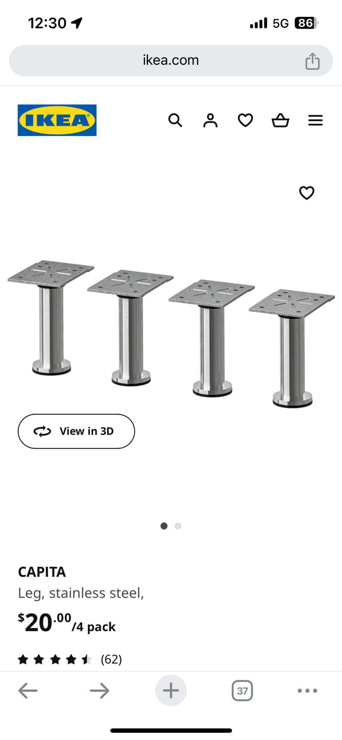 Ikea legs - photo 2
