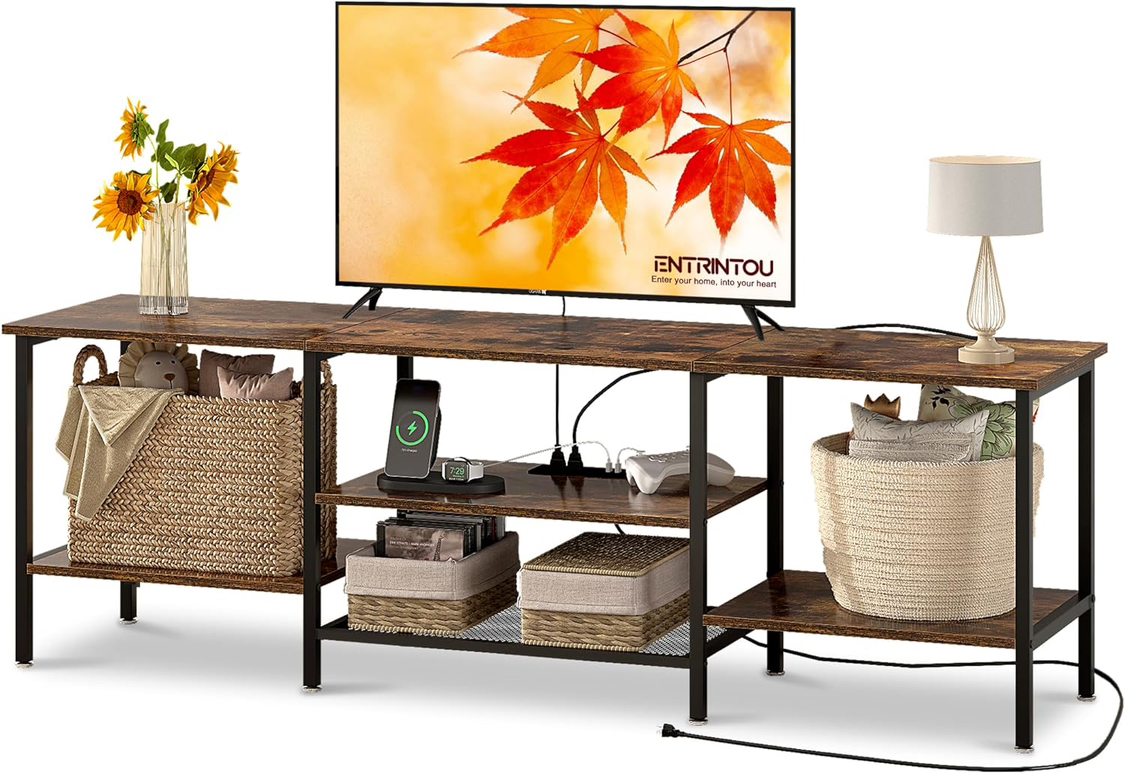 TV Stand With Integrated Power Strip - photo 3