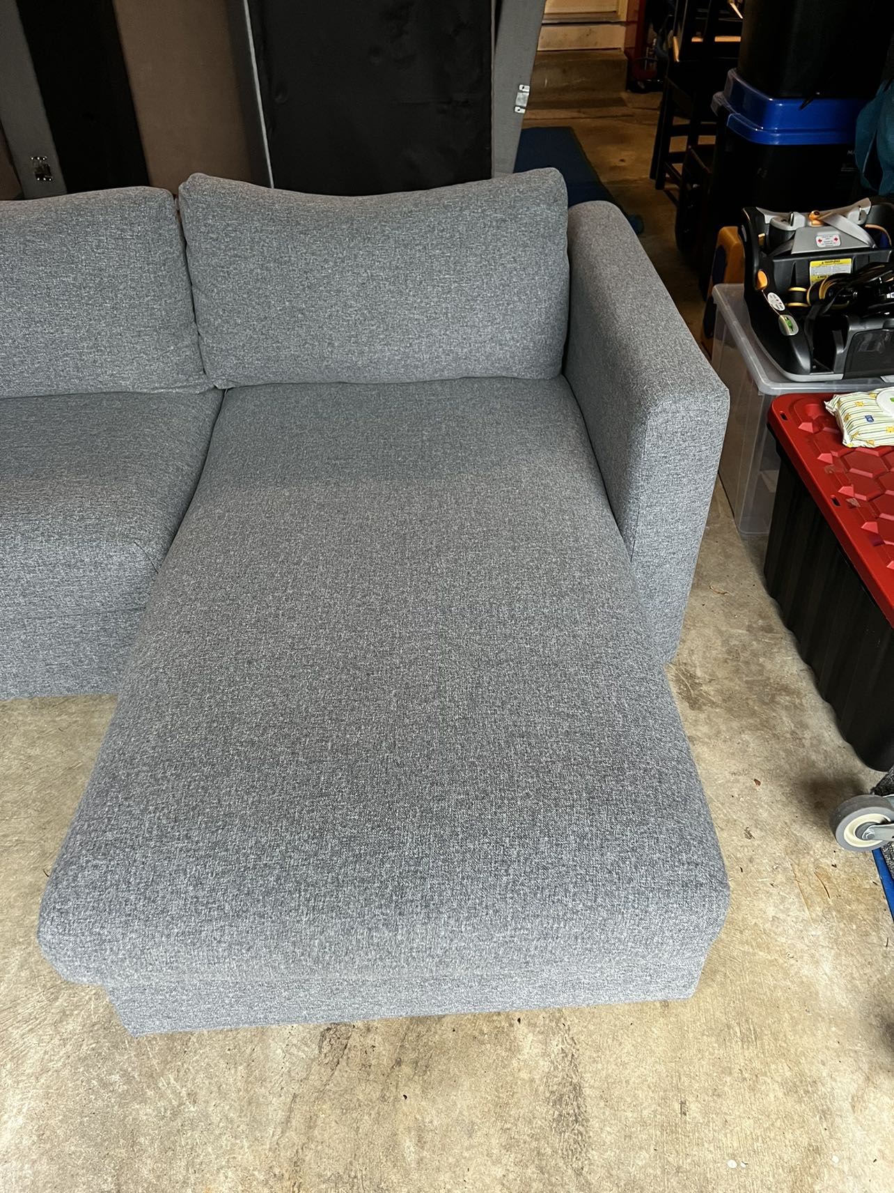 Grey Ikea Sectional - photo 3