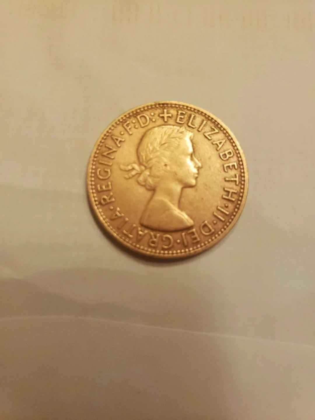 1957  Australian Penny - photo 2