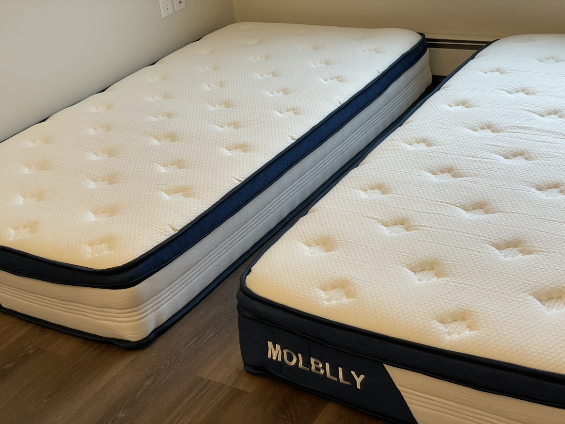 2 Molblly Twin Mattresses, 10 Inch