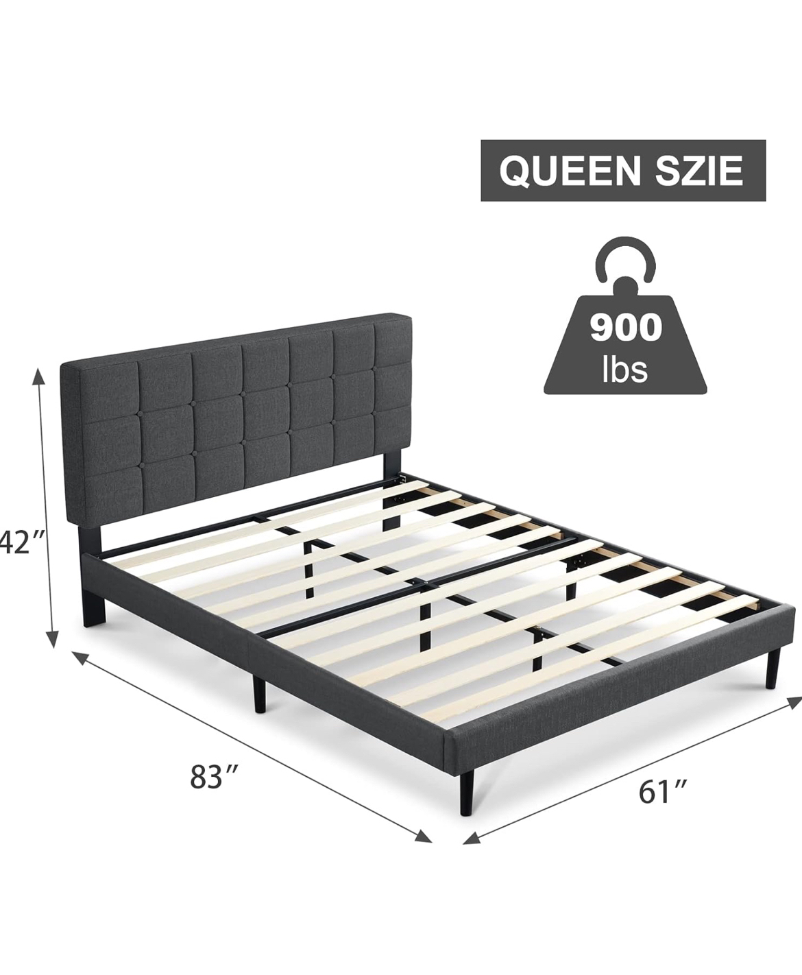 Queen bed frame - photo 2