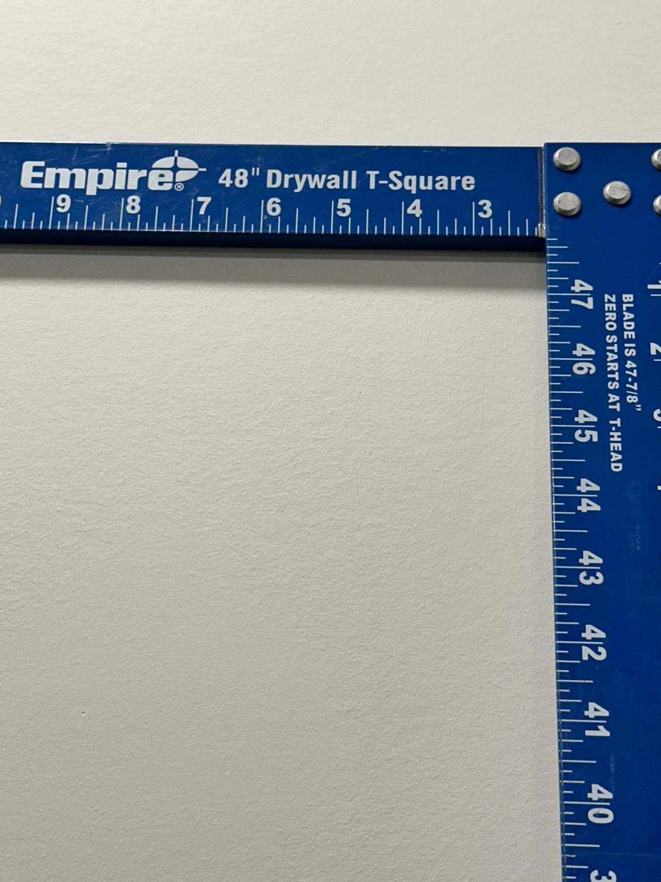 Dry wall ruler