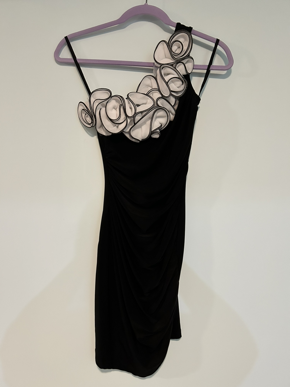 Fitted little black dress