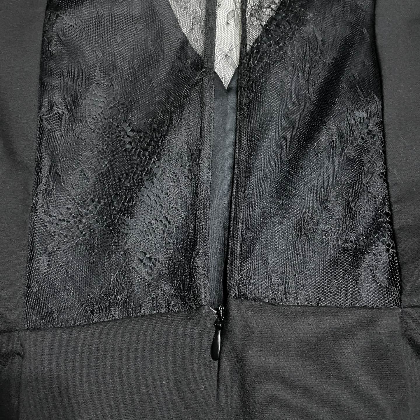 Zara Black Dress with Lace (Size M) image indicator(7)