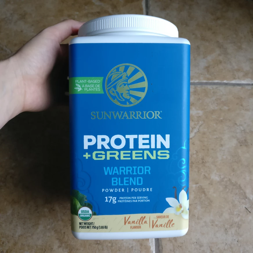 Protein & Greens: Organic Vanilla Vegan Sun Warrior thumbnail