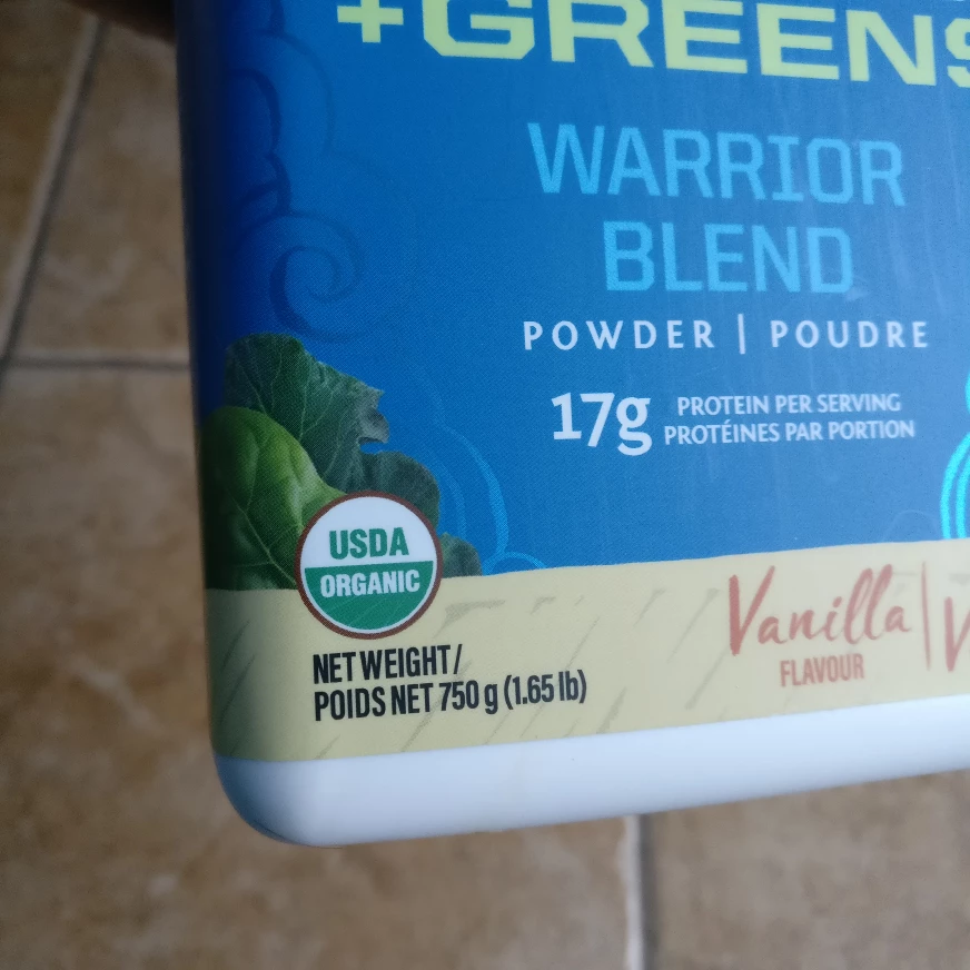 Protein & Greens: Organic Vanilla Vegan Sun Warrior - photo 2