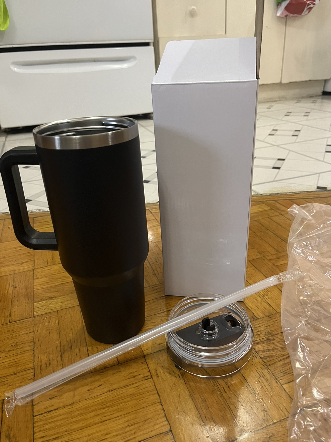 Stainless steel tumbler with straw - photo 5